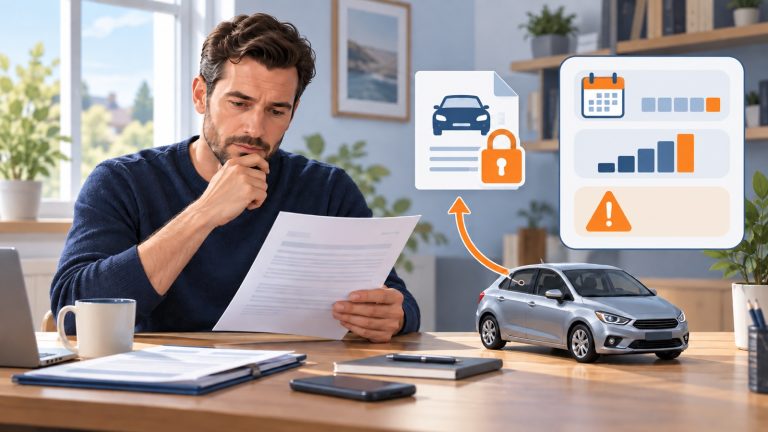 Car and logbook illustrating how logbook loans work