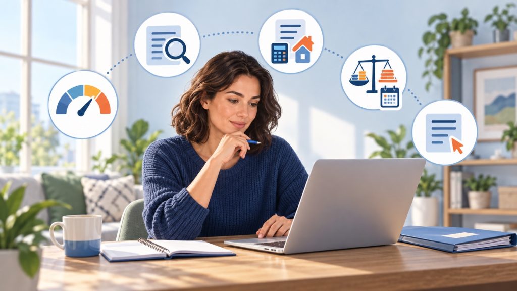 UK borrower preparing to apply for a bad credit loan in 2026