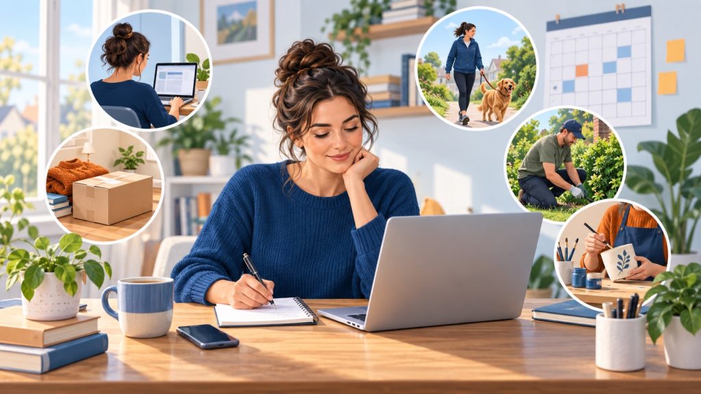 Person exploring practical ways to earn extra money